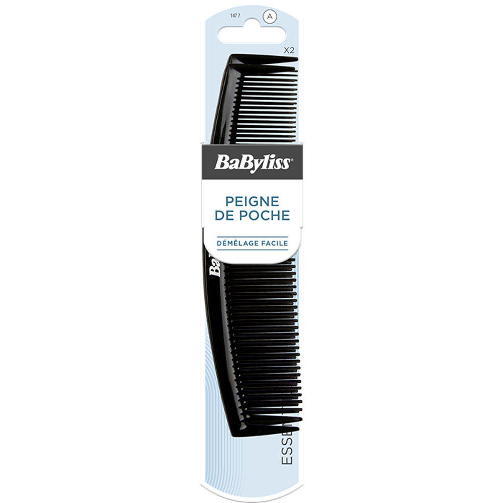 BaByliss - Pocket Comb - Black