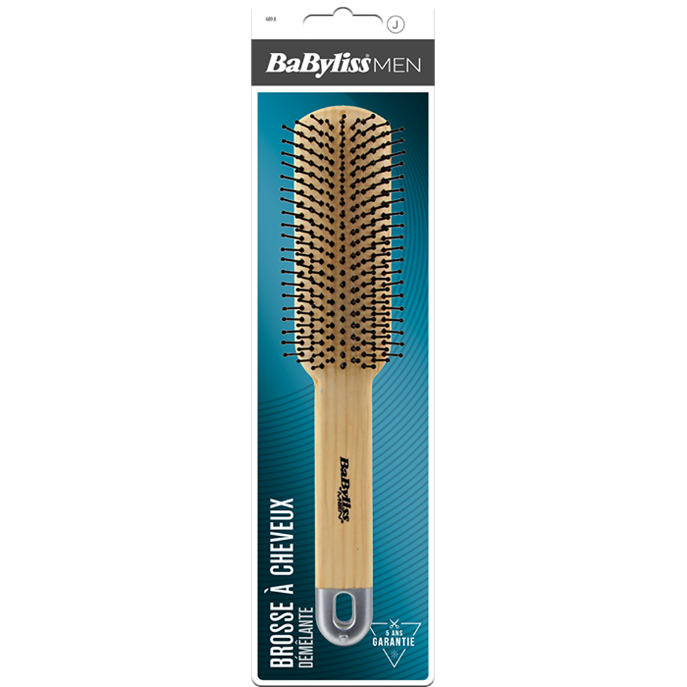 BaByliss - Men Hair Brush With Soft Bristle