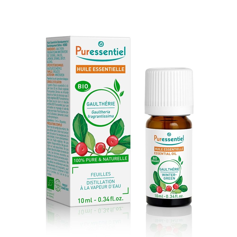 Puressentiel - Organic Essential Oil - Wintergreen - 10 ml