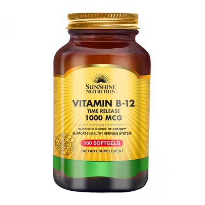 Sunshine Nutrition - Vitamin B-12 1000Mcg 100 Tabs