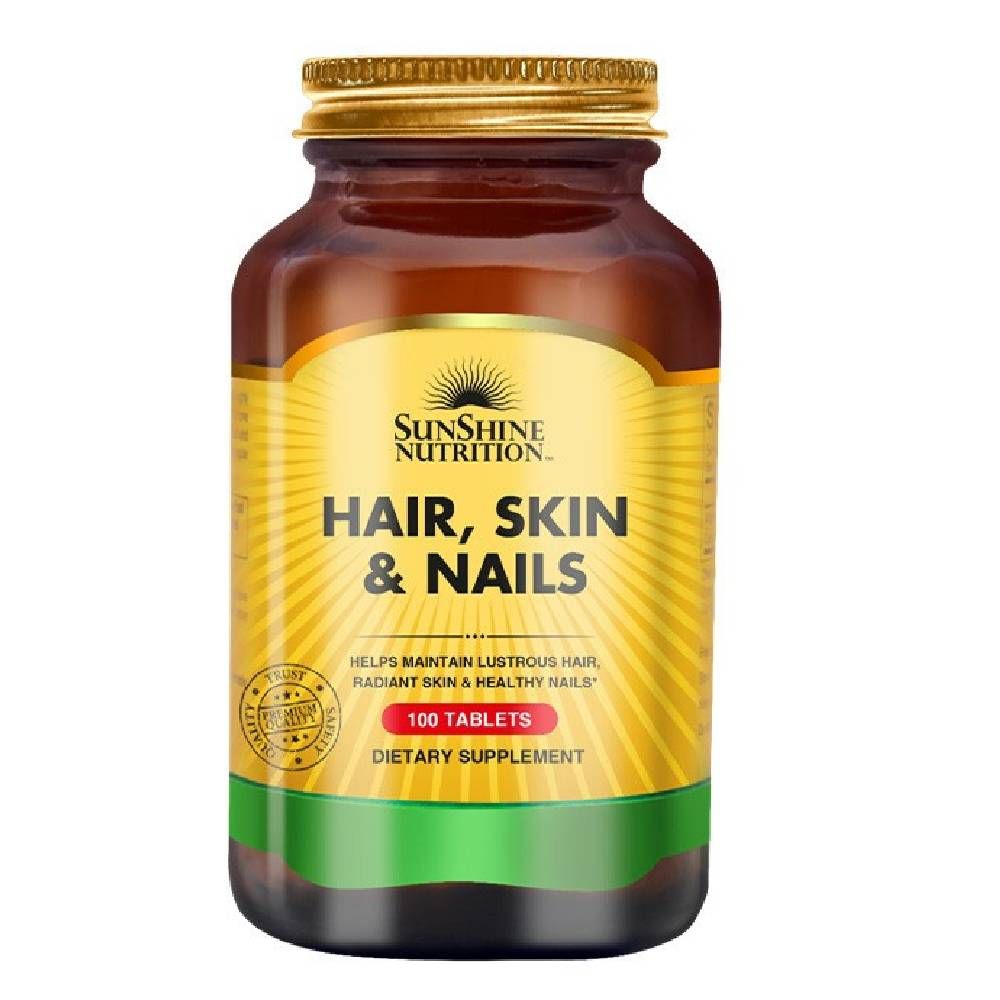 Sunshine Nutrition - Hair, Skin And Nails Dietary Supplement Tablets - 100's