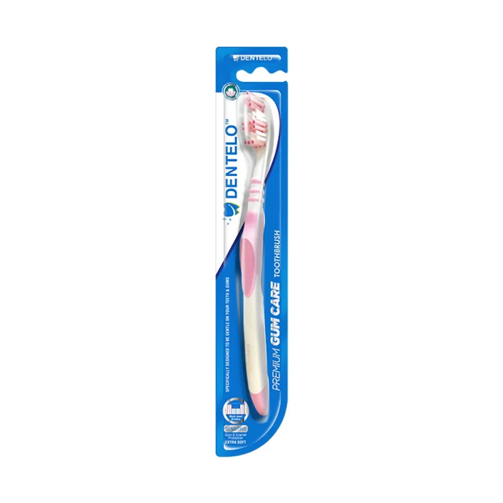 Dentelo - Premium Gum Care Toothbrush Extra Soft - Pink