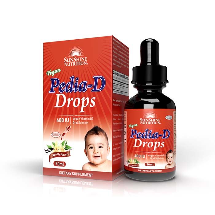 Sunshine Nutrition - Pedia-D Drops  Vanila Flvr 50Ml