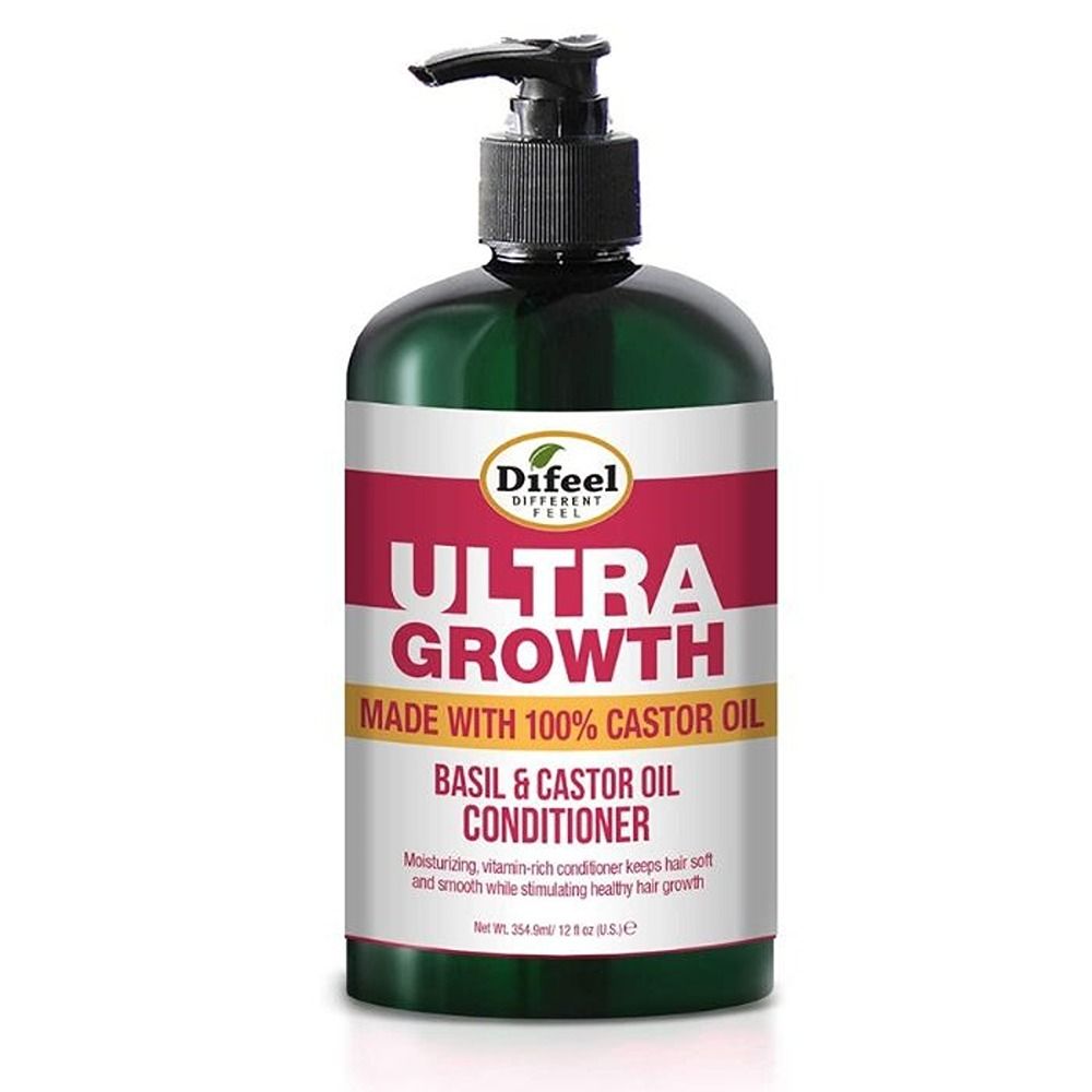 Difeel - Ultra Growth Basil And Castor Oil Conditioner - 354.9 ml