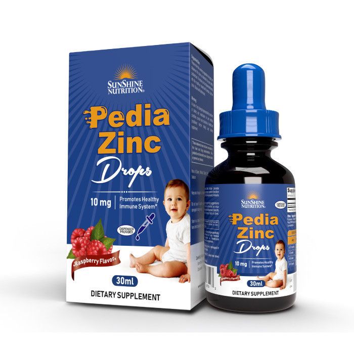 Sunshine Nutrition - Pedia Zinc Drops Raspberry Flavor 30 Ml