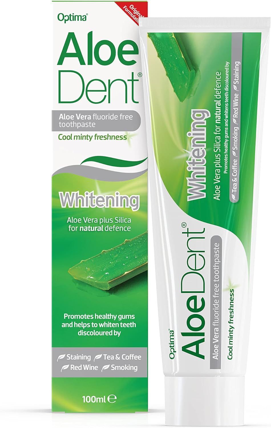 AloeDent - Aloe Whitening Toothpaste W/ Silica & Tea Tree - 100ml