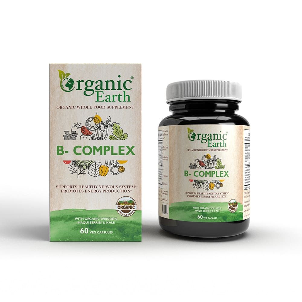 Organic Earth - B-Complex Organic Capsules - 60pcs