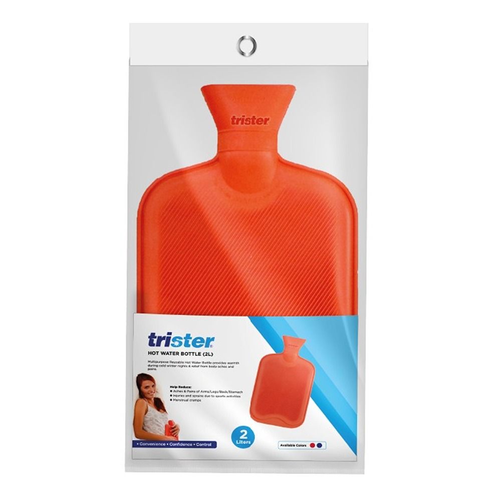 Trister - Hot Water Bottle - Red - 2 L