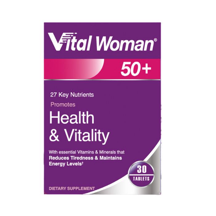 Vital Healthcare - Vital Woman 50+ Multivitamin Supplement Tablets - 30's