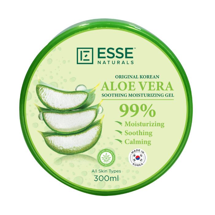 Essentialz - Naturals Original Korean Aloe Vera Soothing Moisturising Gel - For All Skin Types 300ml