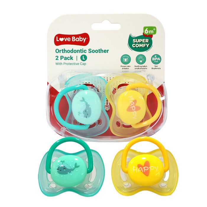 Love Baby - Orthodontic Soother - Pack of 2 - Large