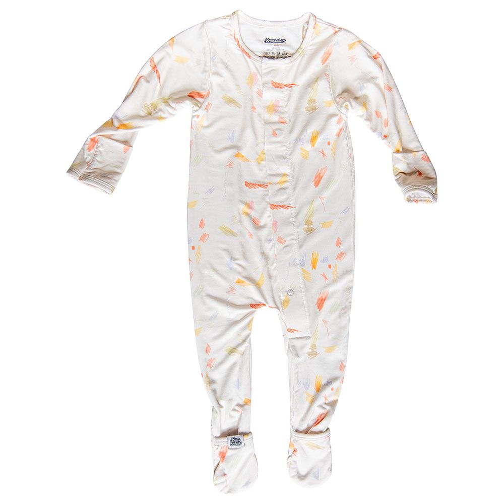 Bumbabae - MagClasp Sleepsuit - Scribble Wibble