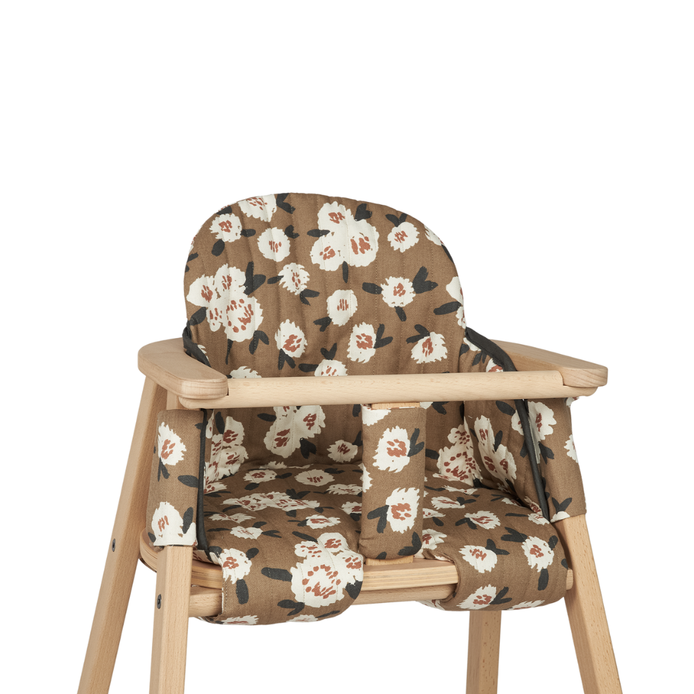 Nobodinoz - Growing Green High Chair Cushion Only - Camellia