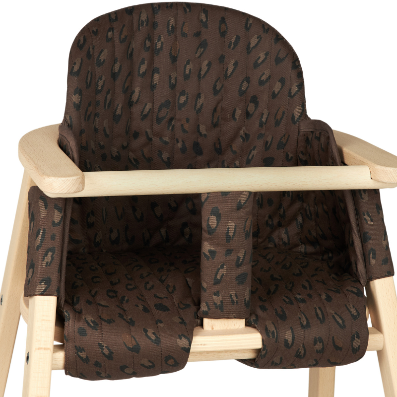 Nobodinoz - Growing Green High Chair Cushion Only - Leonie Brown