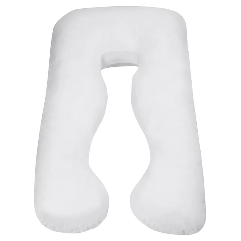 Blooming Blossom - U Shape Full Body Pregnancy Pillow - White