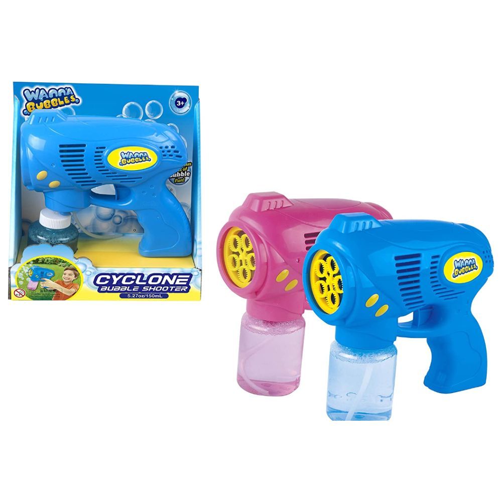 Toy School - Cyclone Bubble Shooter - 150 ml - Color May Vary - 1pc