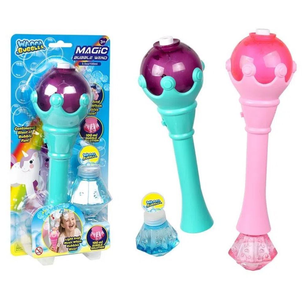 Toy School - Bubble Magic Wand - Color May Vary - 1pc