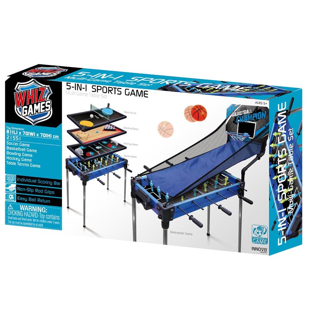 Hostfull - 5-In-1 Multi Game Table Set