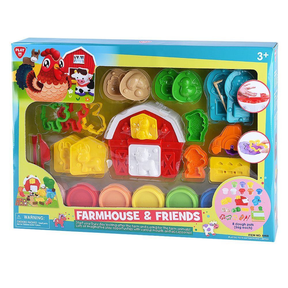 PlayGo - Farmhouse And Friends Dough Playset