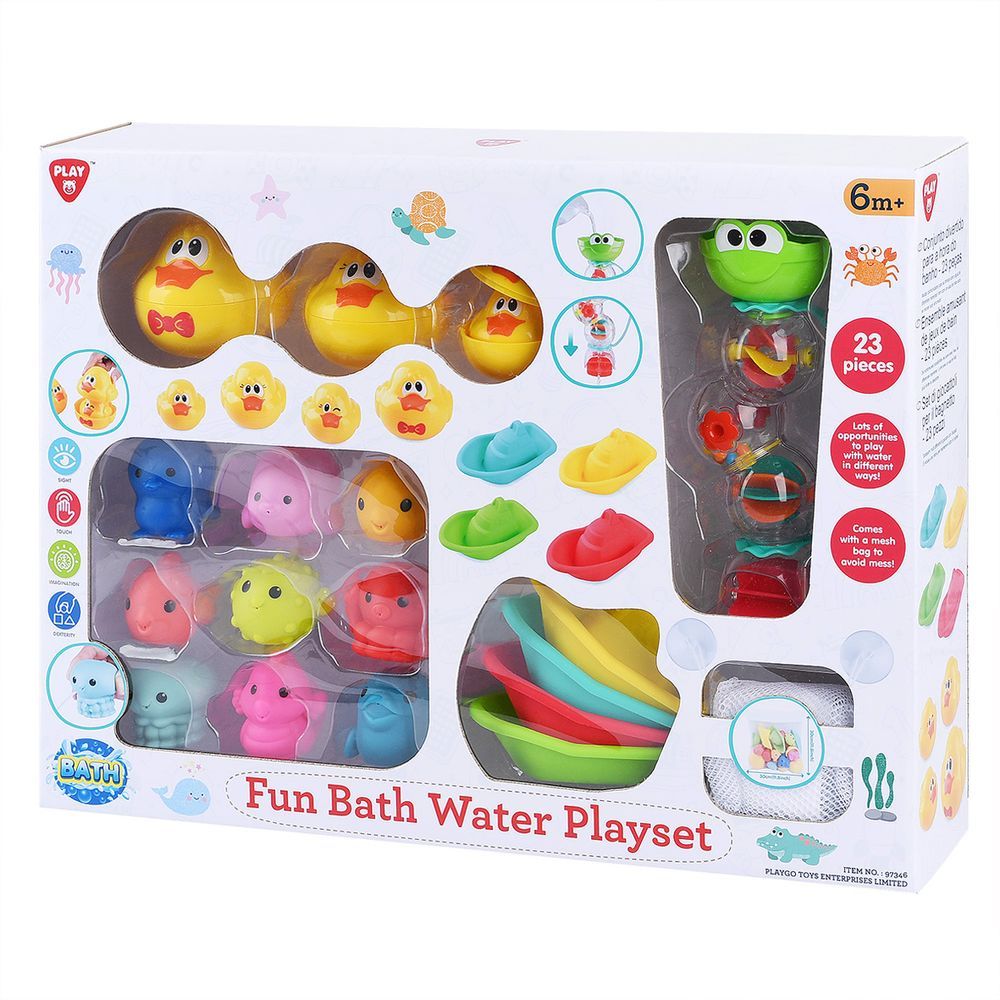 PlayGo - Fun Bath Water Playset - 23pcs