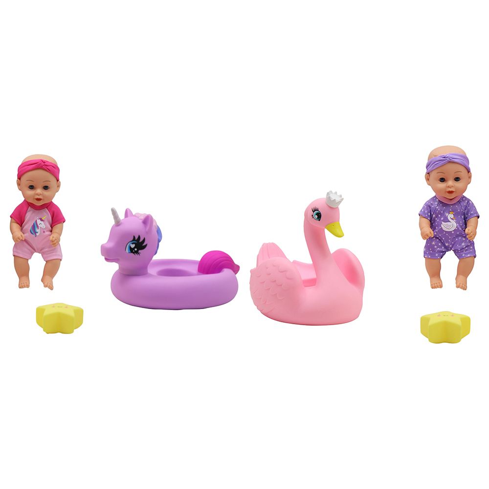 Toy School - Baby Sophia Bathtime Baby Doll Playset - 10-inch - Color May Vary