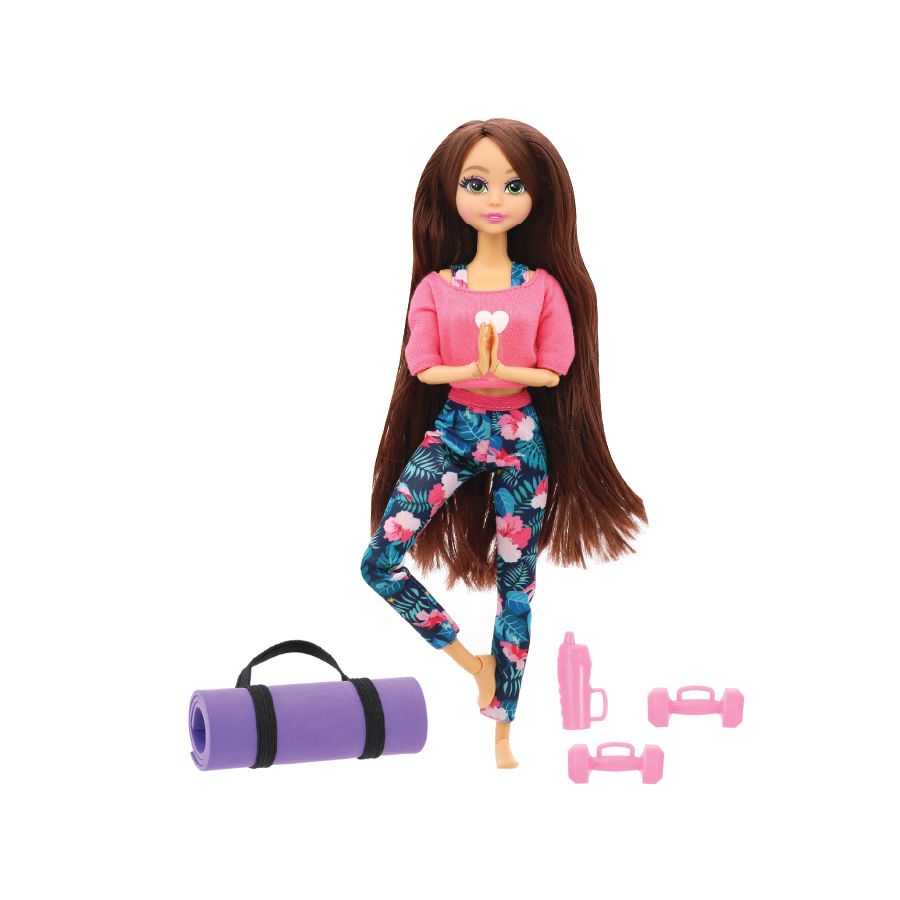 Funville - Dreameez Yoga Doll Playset - 29 cm