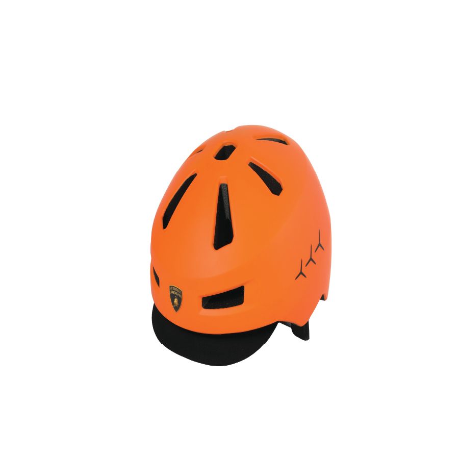 Lamborghini - Helmet With Adjustor - Orange - 20cm