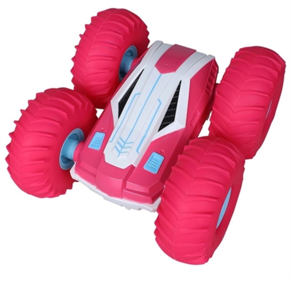 Sam Toys - Remote Control Double Sided Gyro Stunt Car - Pink