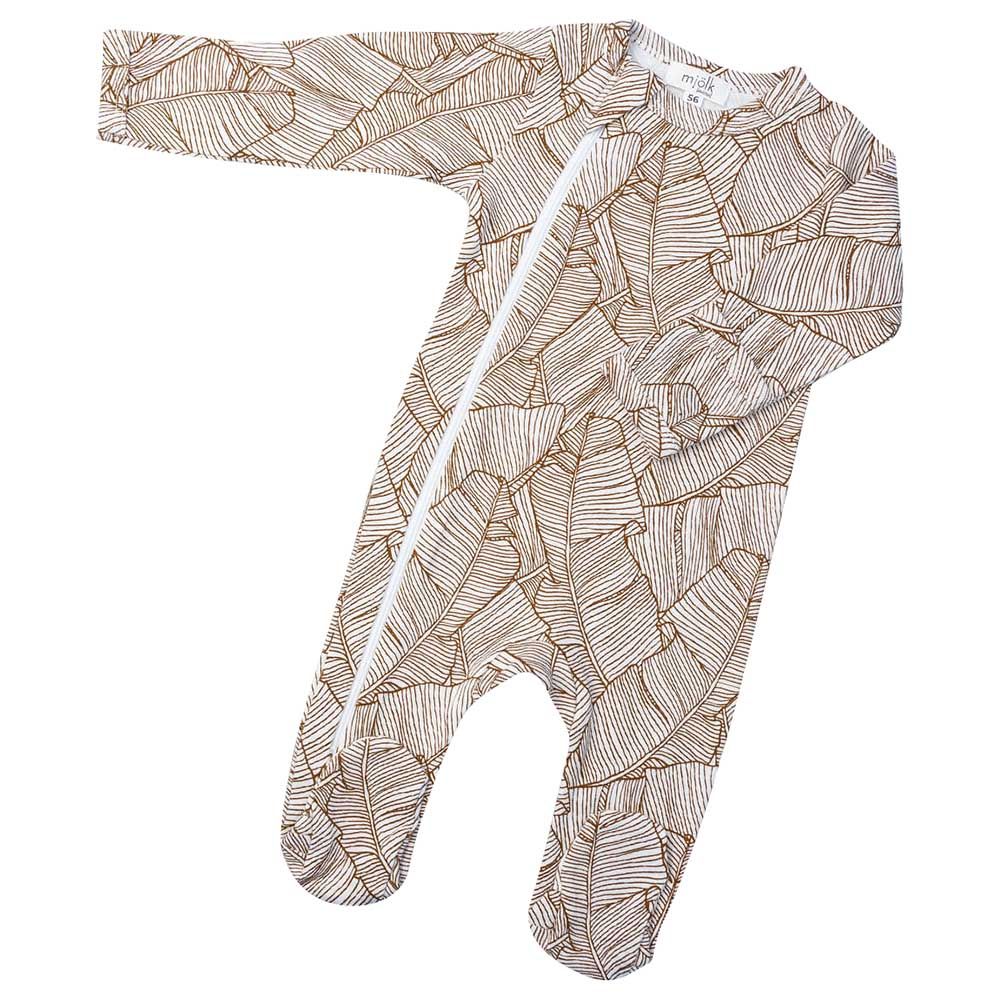 Mjolk - Sleep And Play Sleepsuit - Palm Tree