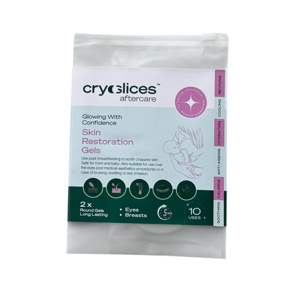 Cryoslices - Patented Cryogel Skin Restoration Round Eyes Gels