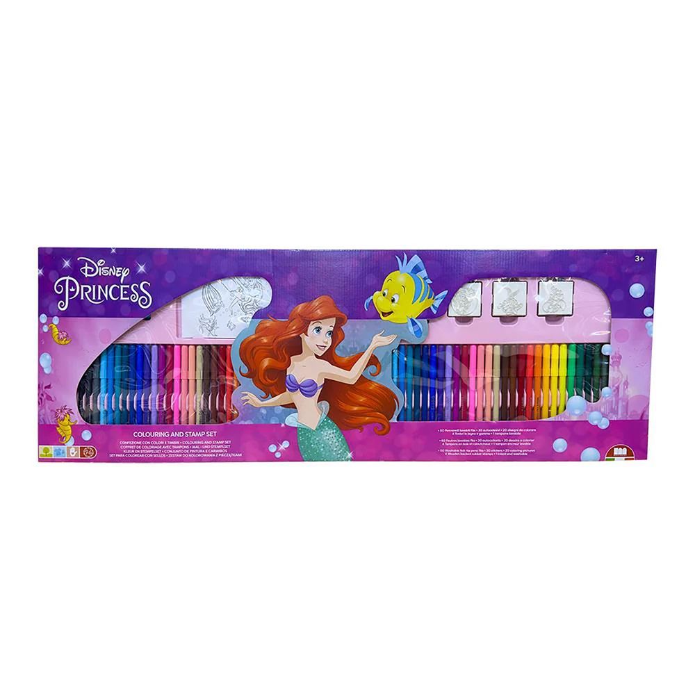 Multiprint - Little Mermaid Princess Felt Tip Pens Set - 119 Pcs