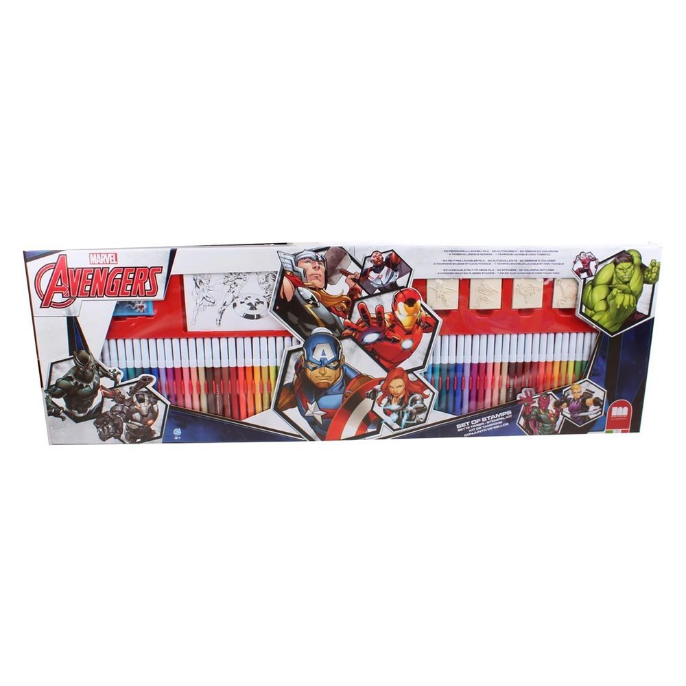 Multiprint - Avengers Felt Tip Pens Set - 119 Pcs