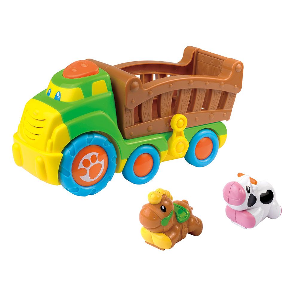 Happy Kids - Little Learner Rolling Farm Carrier Playset - 3pcs