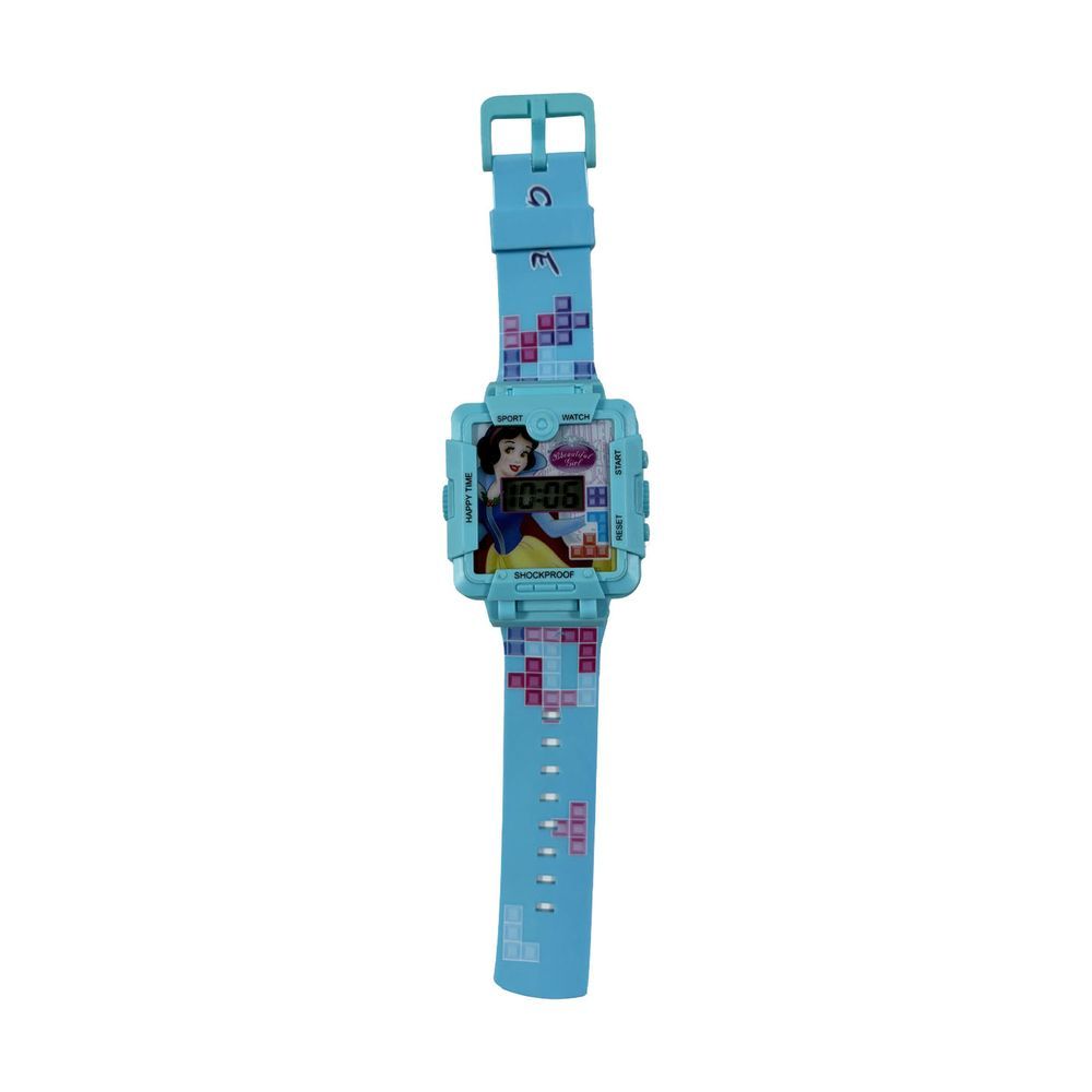 Disney - 2-In-1 Digital LED Watch And Gaming - Snow White - Blue