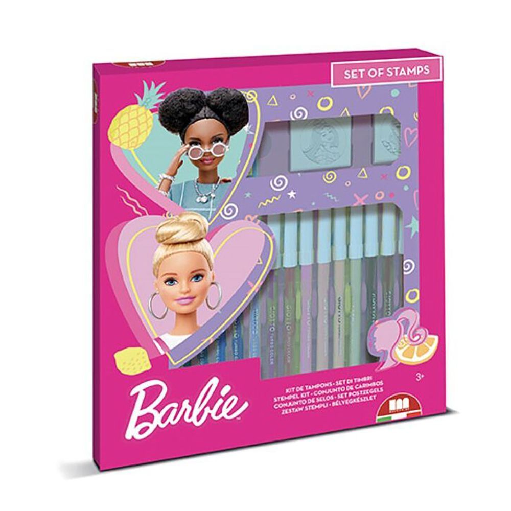 Multiprint - Barbie Felt-Tip Pens Set - 21 Pcs