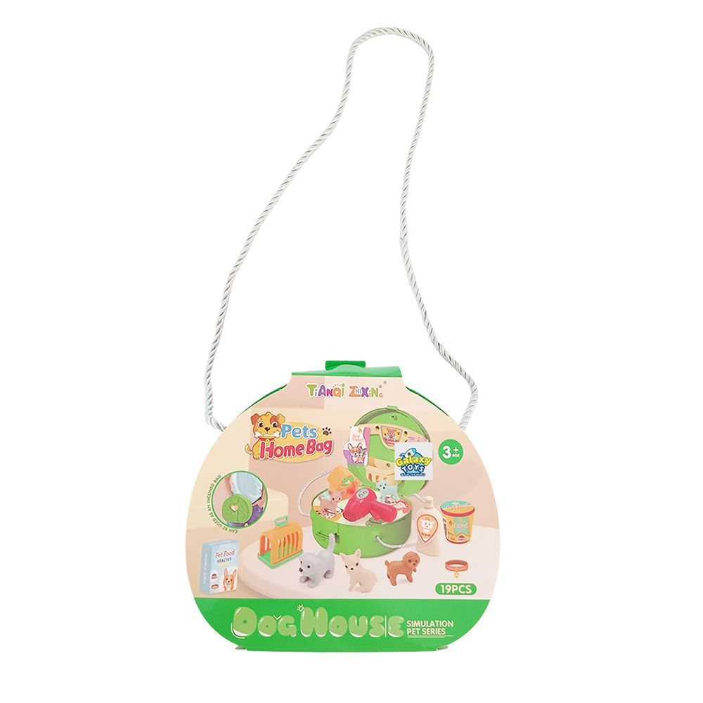 Galaxy Toys - Pet Care Fun Role-Play Toy Set - Green