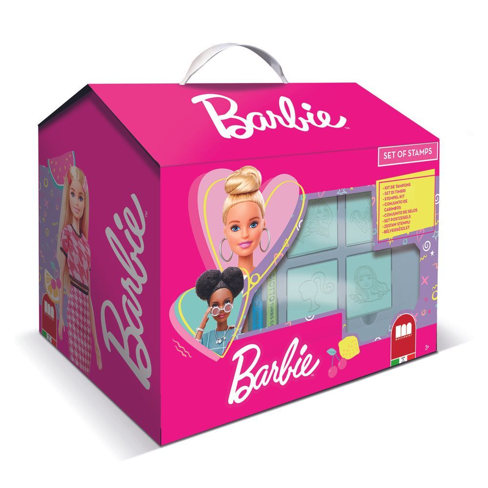 Multiprint - Barbie House Stamping & Coloring Set