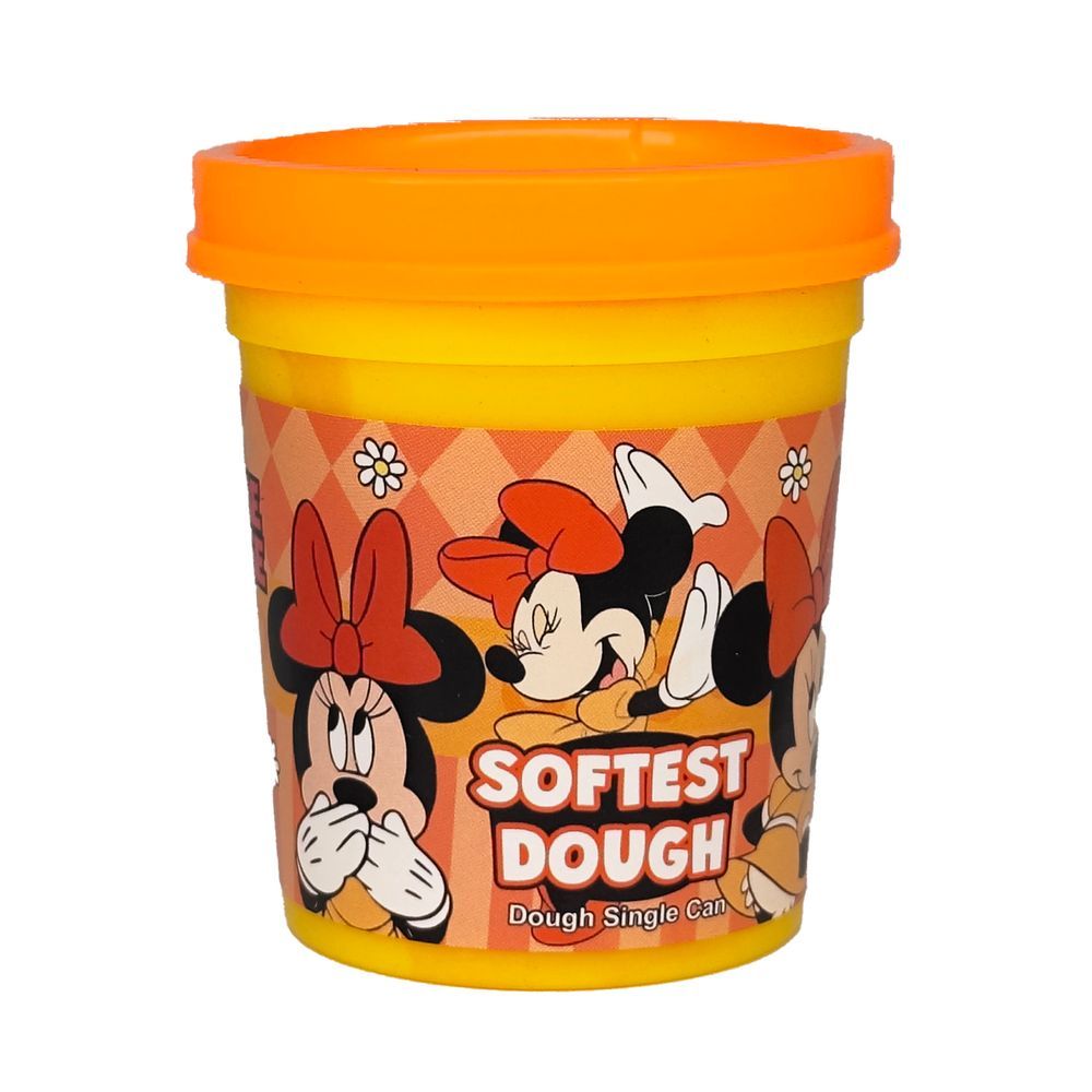 Disney - Minnie Mouse Softest Dough - Single Can - Bright Orange - 128g