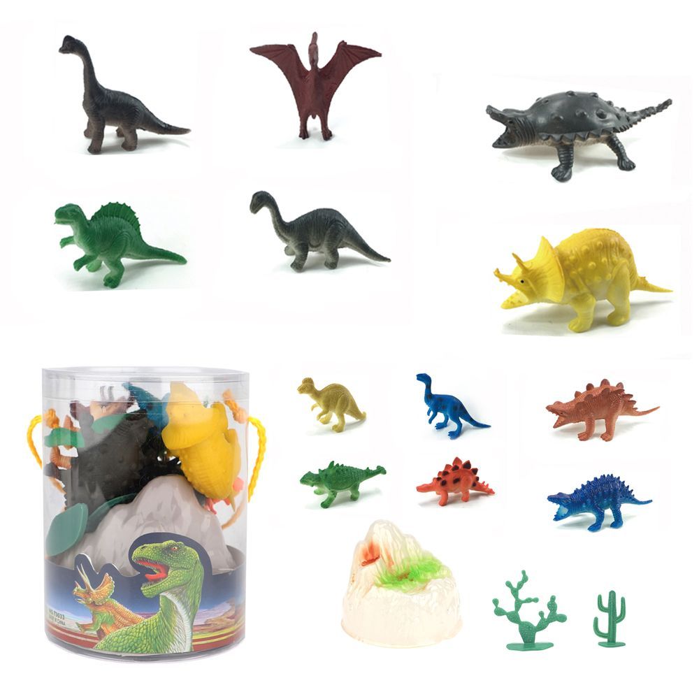 Galaxy Toys - Prehistoric Dino World Set - 14 Pcs