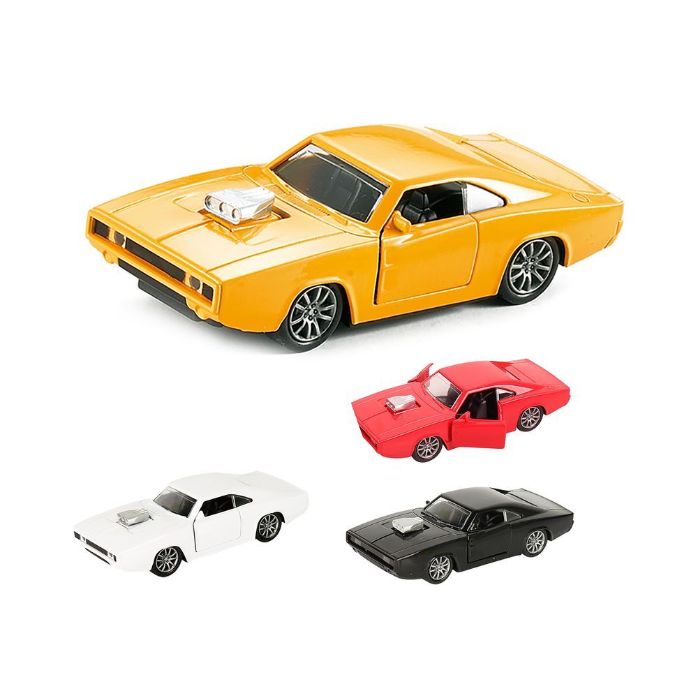 Galaxy Toys - 1/32 Dodge Coronet Pull Back Die-Cast Car - 10-15 cm - Color May Vary - 1 Pc