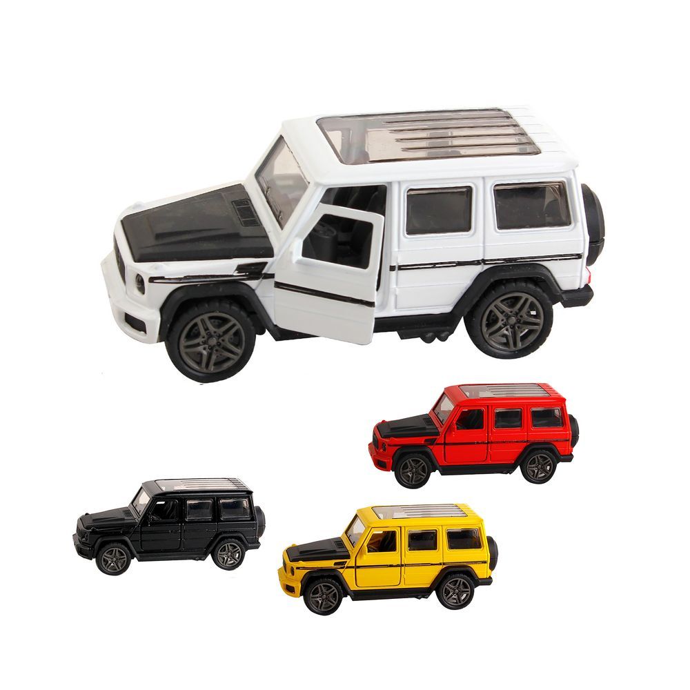 Galaxy Toys - 1/32 Mercedes G Wagon Pull Back Die-Cast Car - 10-15 cm - Color May Vary - 1 Pc