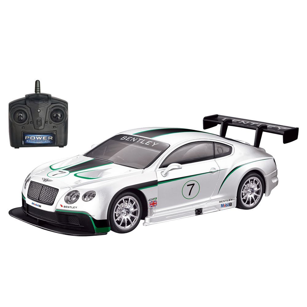 HST - 1/24 Lux Licensed Bentley GT3 Remote Control Car - White