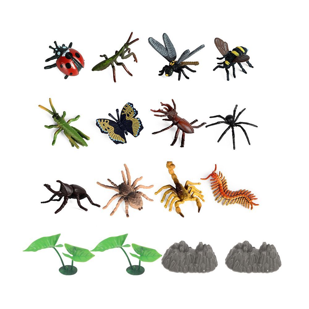 Galaxy Toys - Insect Toy Set - 16 Pcs