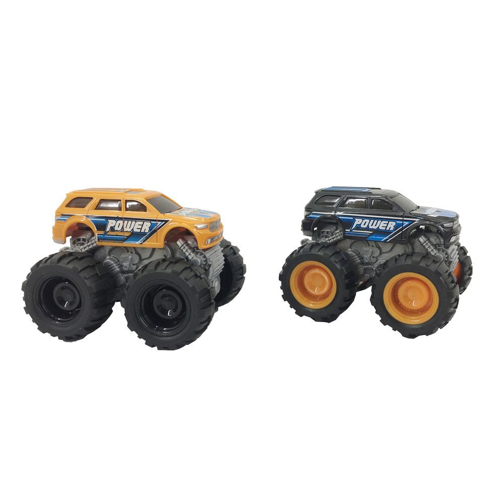 Galaxy Toys - Friction Truck - Yellow/Black - Color May Vary - 12 cm - 1 Pc