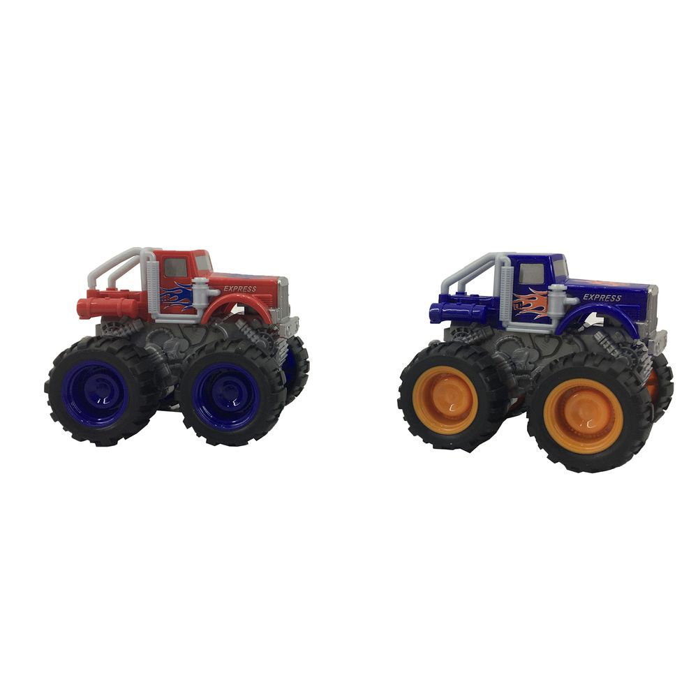 Galaxy Toys - Friction Truck - Red/Blue - Color May Vary - 12 cm - 1 Pc