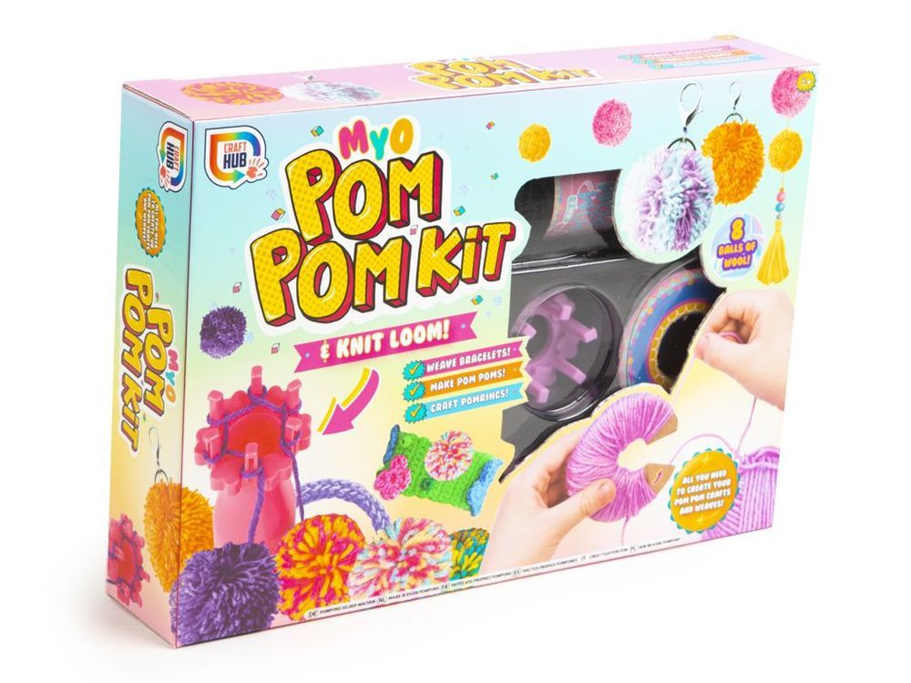 RMS - Make Your Own Pom Pom Kit & Knit Loom