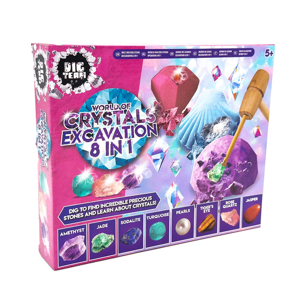 RMS - 8-In-1 World Of Crystals Excavation Kit