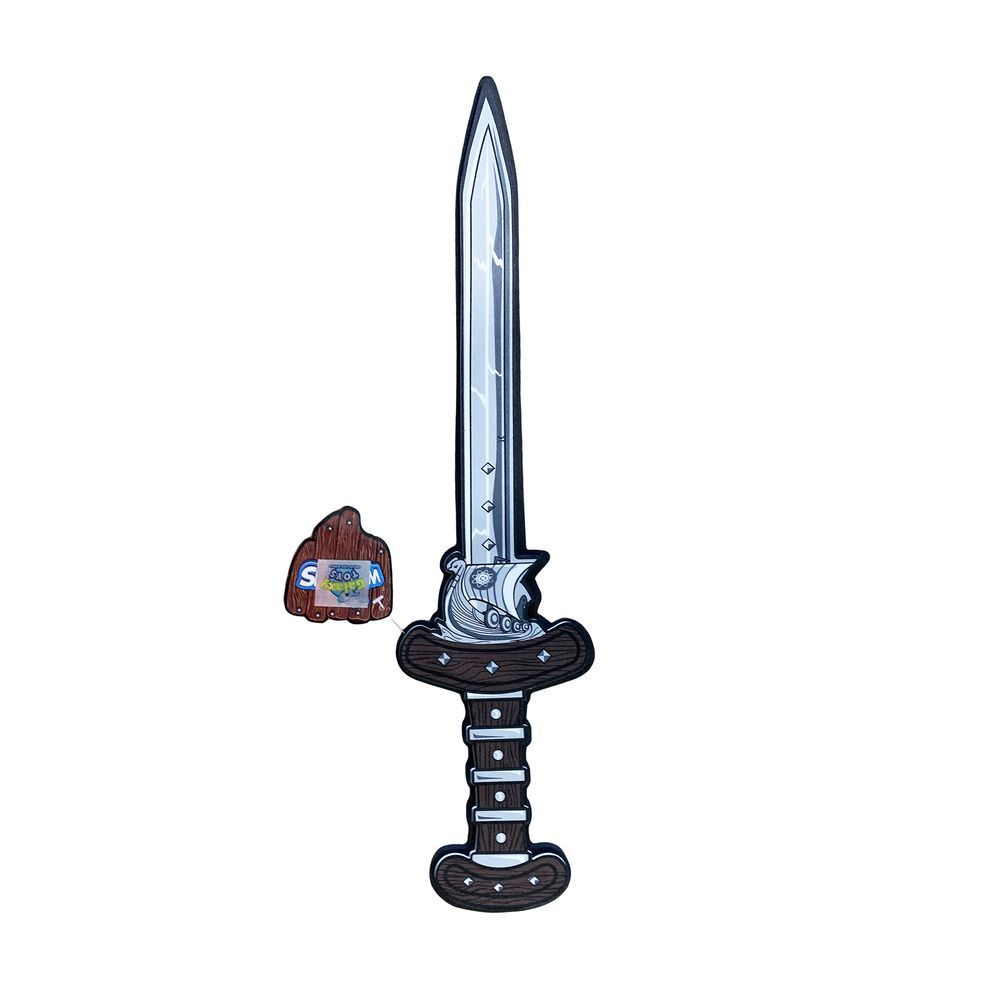 Galaxy Toys - Medieval Knight Foam Sword - Silver/Brown