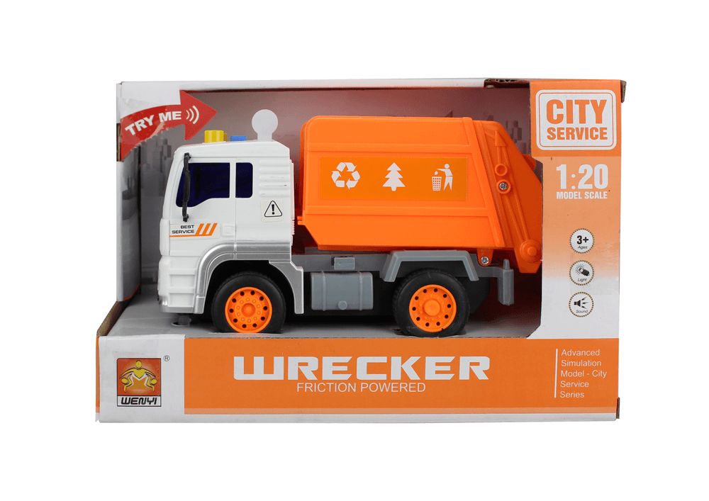 Galaxy Toys - City Service Wrecker Garbage Truck