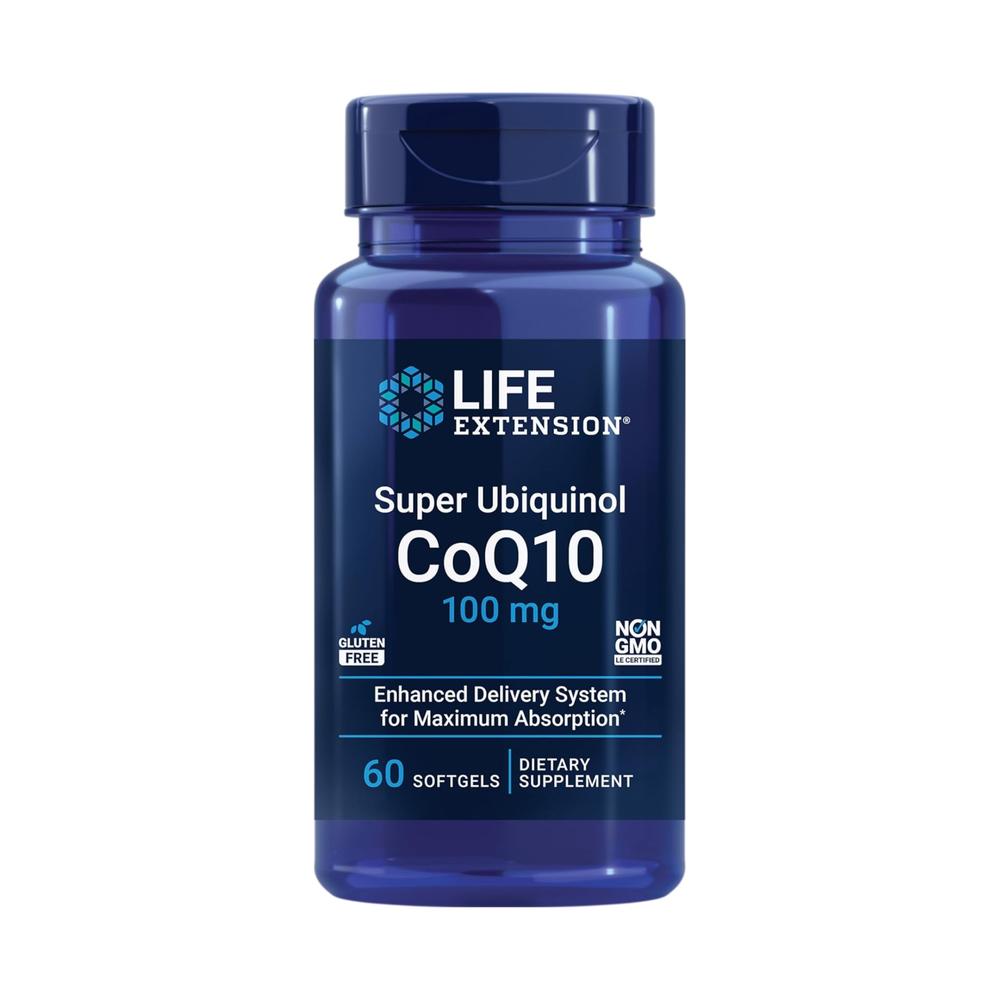 LIFE EXTENSION - Super Ubiquinol CoQ10 - 100mg - 60 Soft Gels